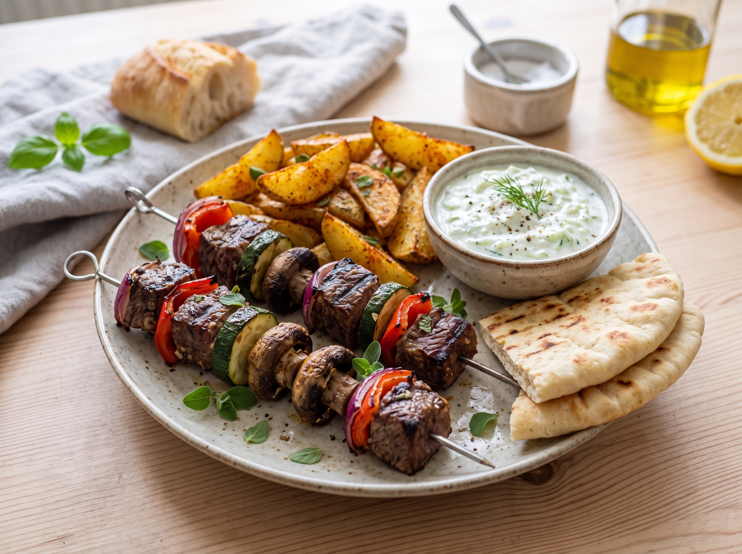 Greske grillspyd