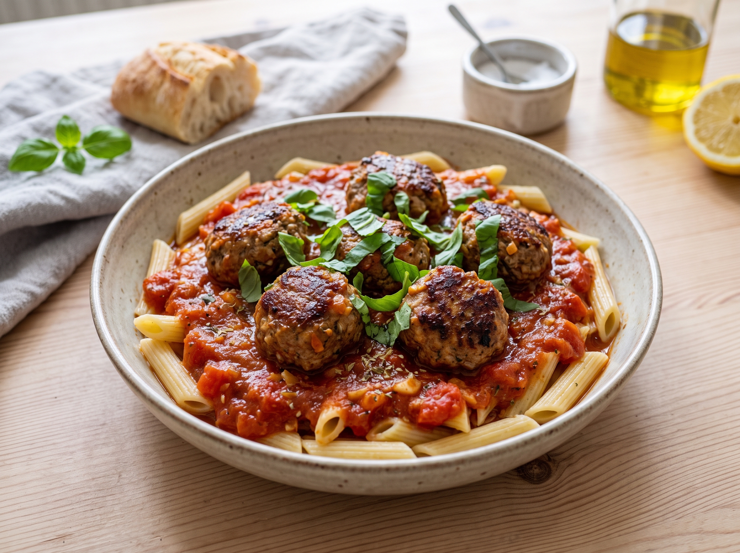 Kjøttboller i tomatsaus